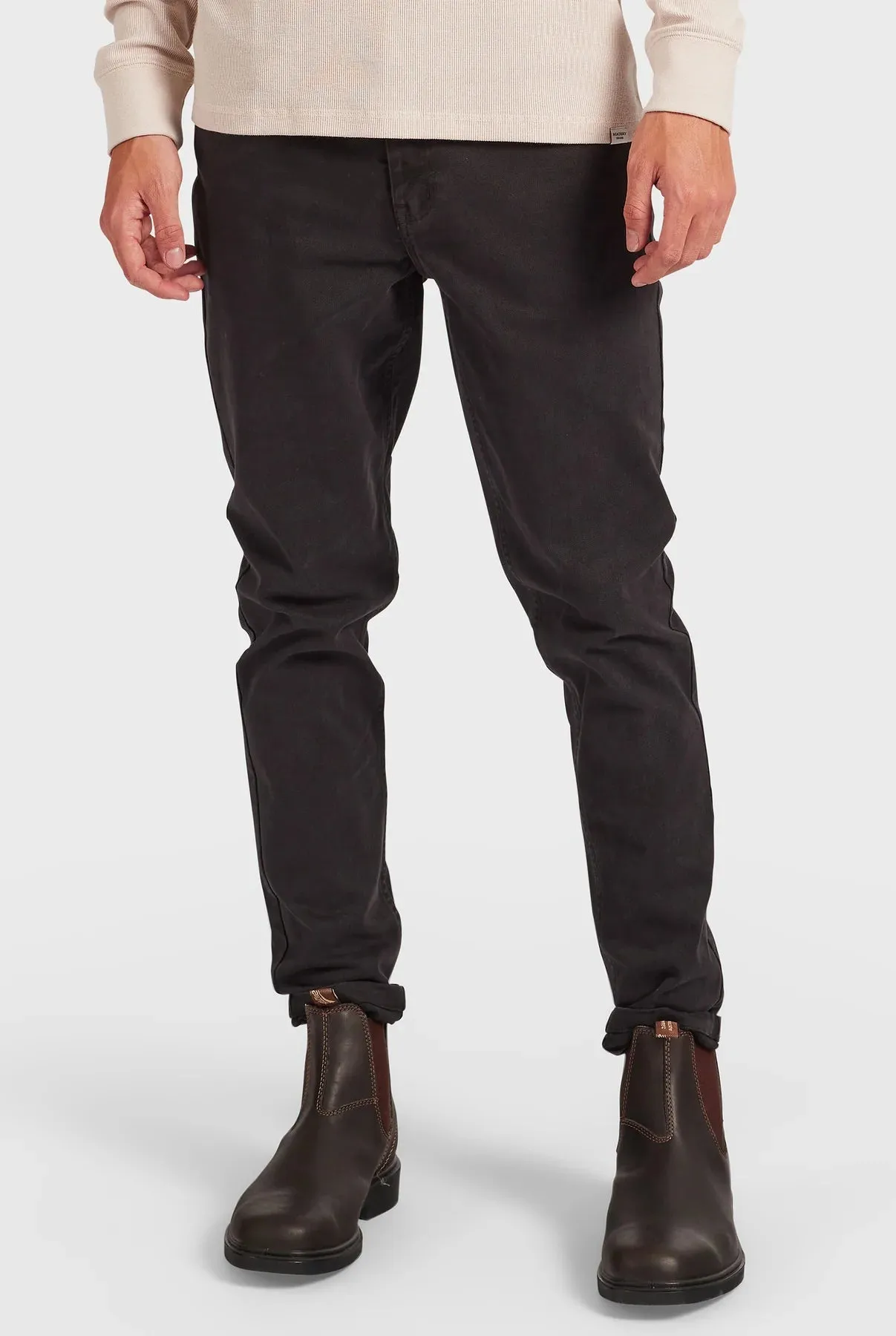 Academy Brand - Jack 5 Pocket Pant Washed Black