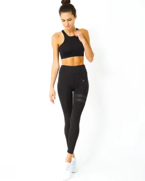 Ashton Set - Sports Bra & Leggings - Black