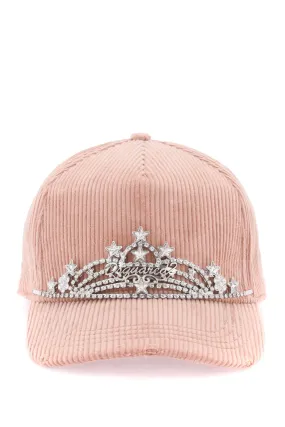 Baseball Cap With Built In Tiara