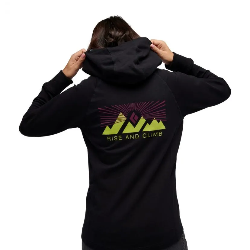 BD Black Diamond W Rise And Climb Fz Hoody women's sweater