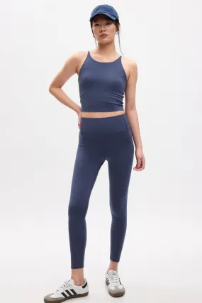 Blue High Waisted Studio Leggings