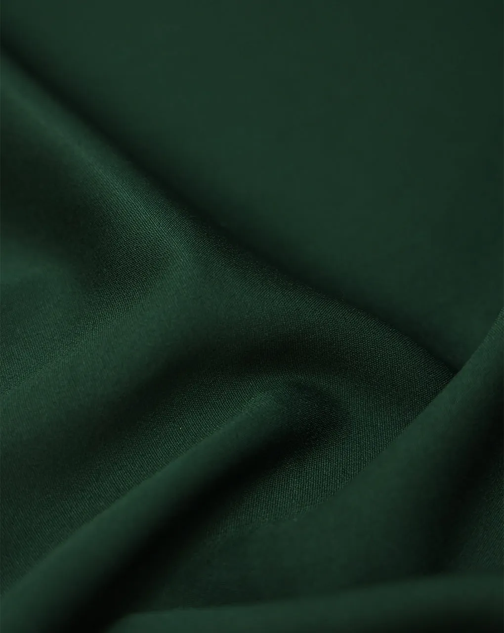 BOTTLE GREEN BANANA CREPE FABRIC