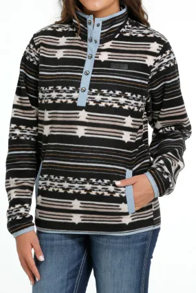 Cinch Black Aztec Fleece Women’s Pullover