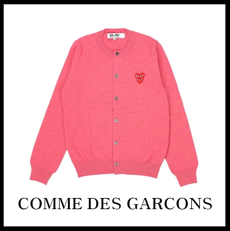 COMME des GARCONS  |Street Style Cotton Logo Cardigans