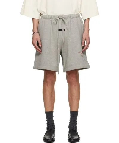 Fear of God Gray Soccer Shorts