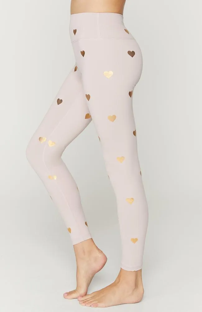 Heart Print Leggings