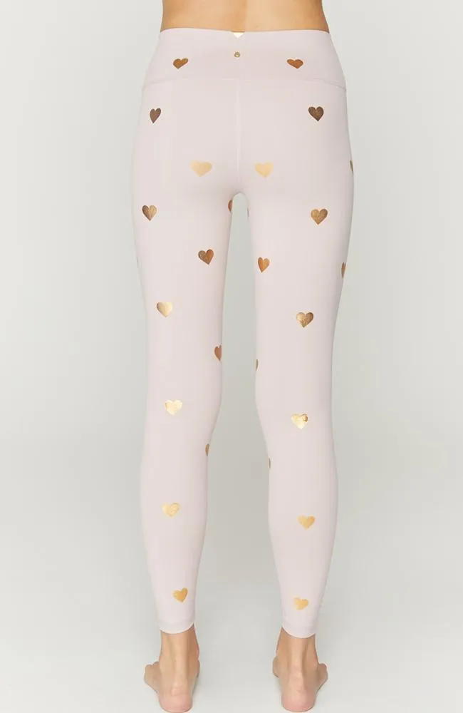 Heart Print Leggings