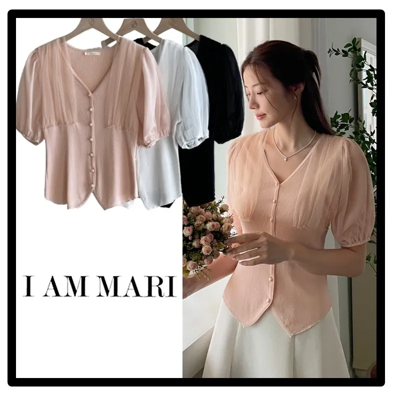 I AM MARI  |Casual Style Street Style Logo Cardigans