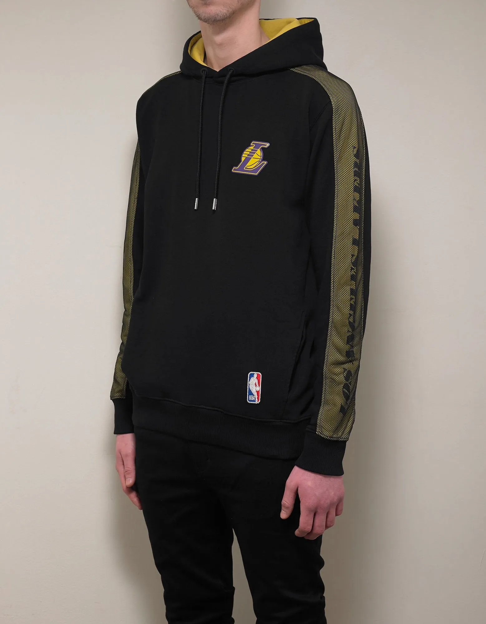 LA Lakers Mesh Panel Hoodie