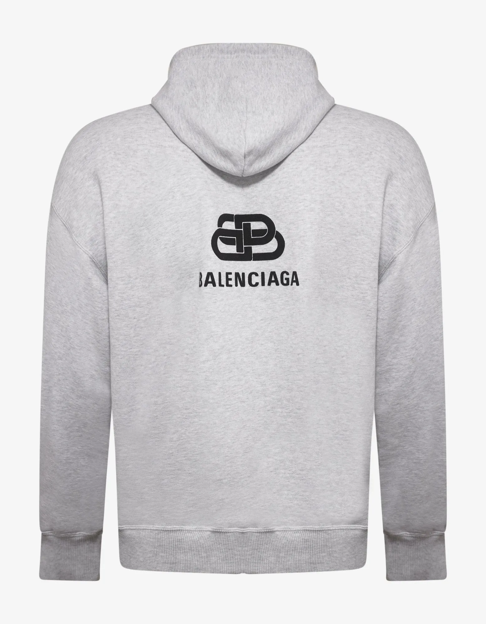 Light Grey Back BB Logo Print Hoodie