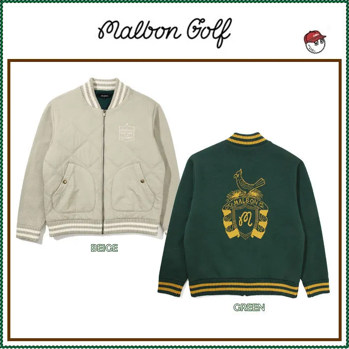 Malbon Golf  |Street Style Plain Logo Cardigans