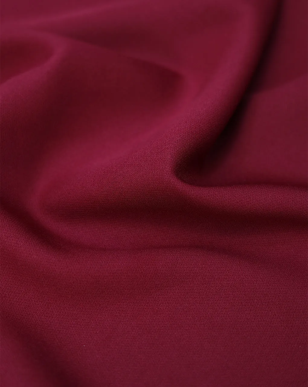 MAROON BANANA CREPE FABRIC