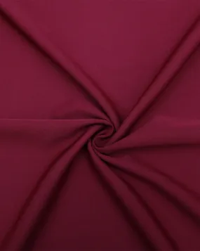 MAROON BANANA CREPE FABRIC