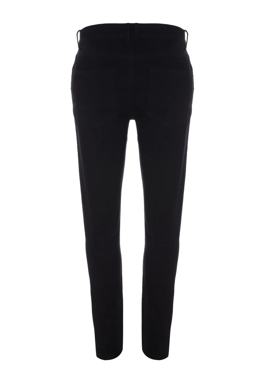 Mens Black Stretch Slim Jeans