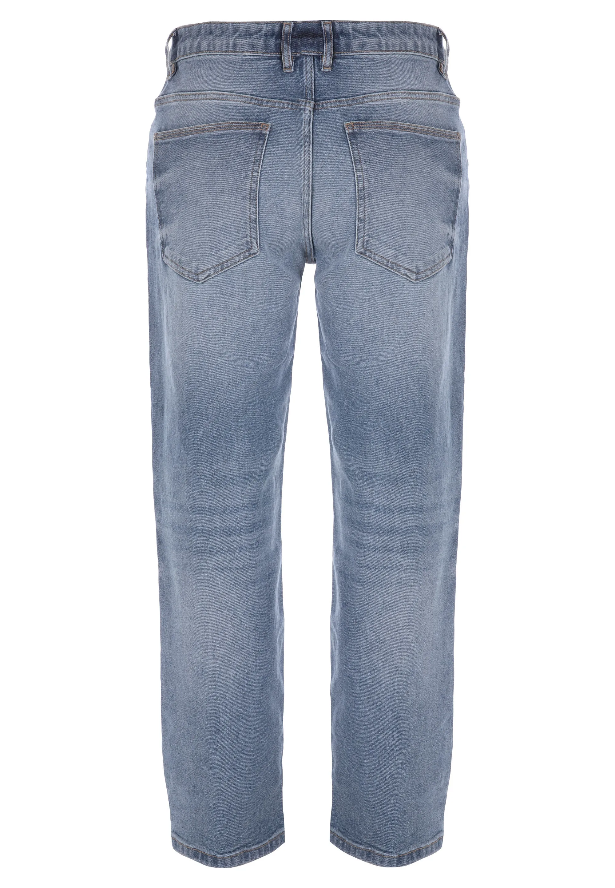 Mens Light Blue Loose Fit Jeans 