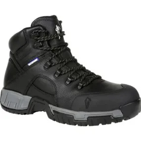 MICHELIN Hydroedge Steel Toe Puncture-Resistant Waterproof Safety Work Boot Black XHY866