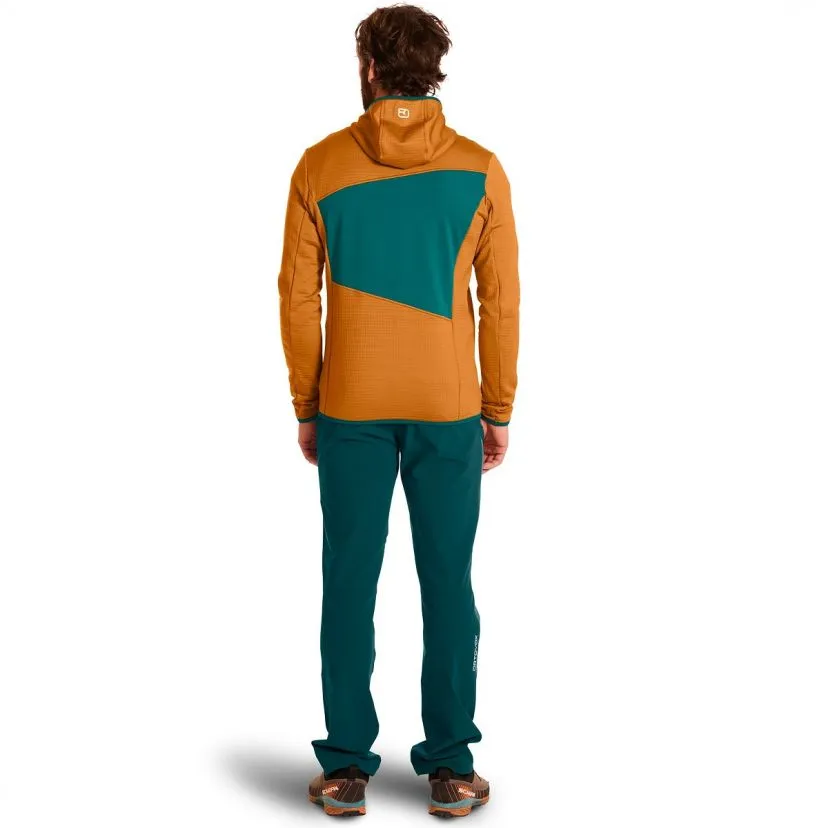 Ortovox Fleece Grid Hoody M men's technical polar fleece