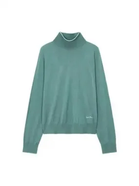 Overseas station season big chance 8 18 women s color combination trimming raglan sweater green 271770