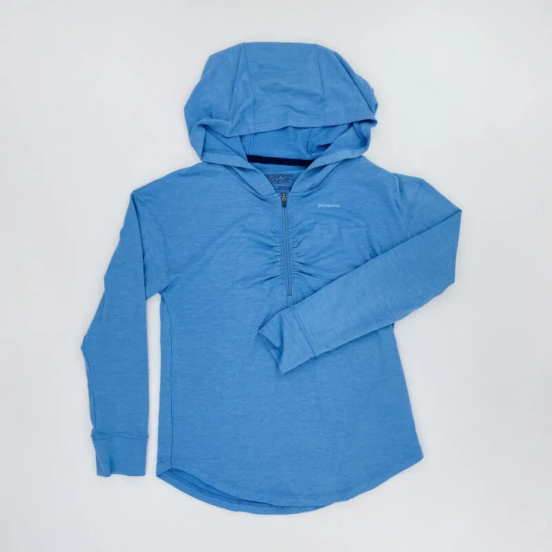 Patagonia Girls' Doe Mesa Hoody - Second Hand Base layer - Kid's - Blue - M | Hardloop