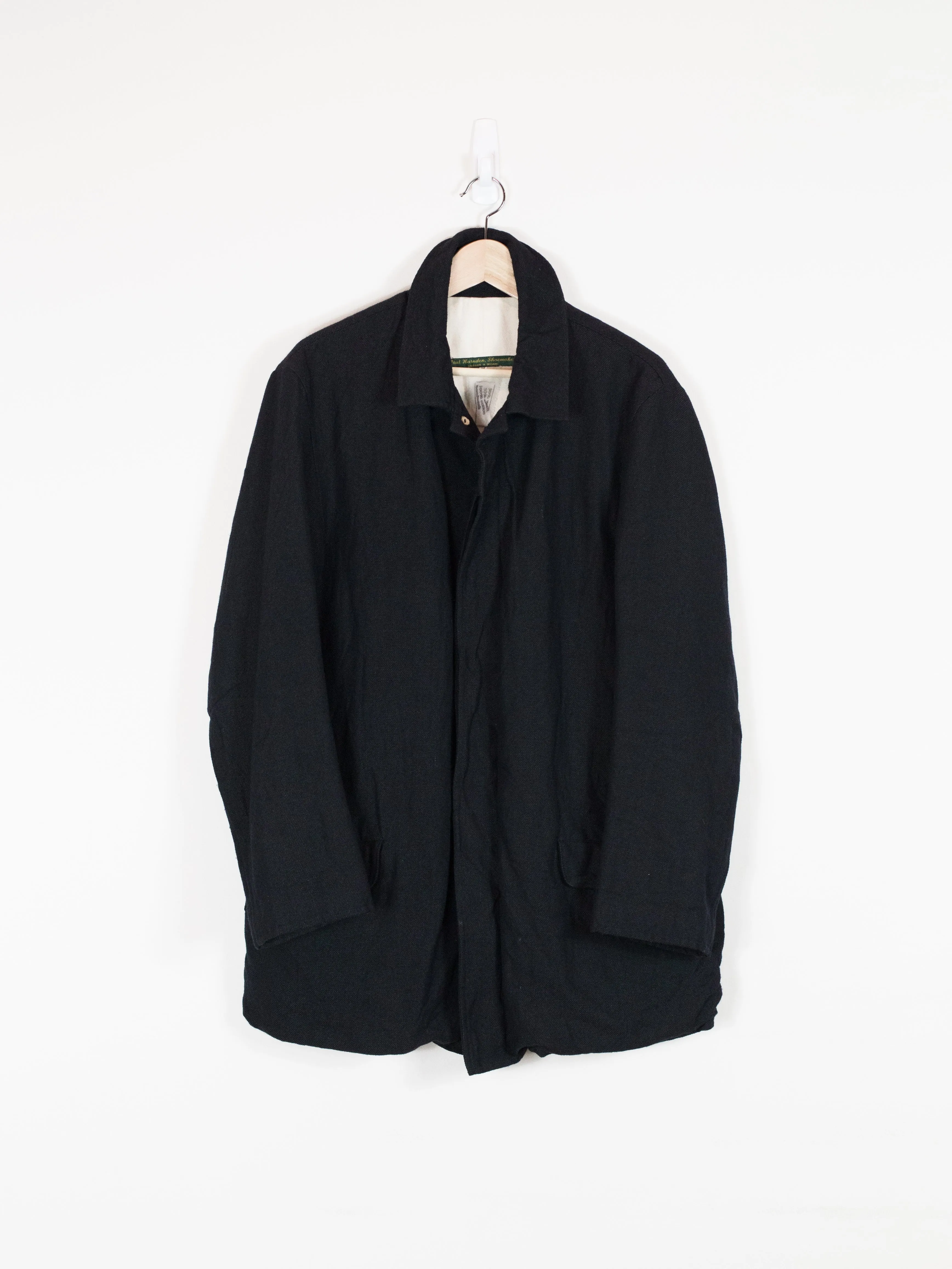 Paul Harnden Wool/Linen Short Mac Coat