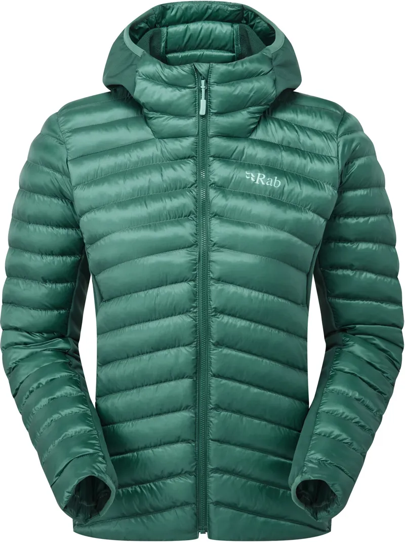 Rab Womens Cirrus Flex Hoody - Eucalyptus-Green Slate