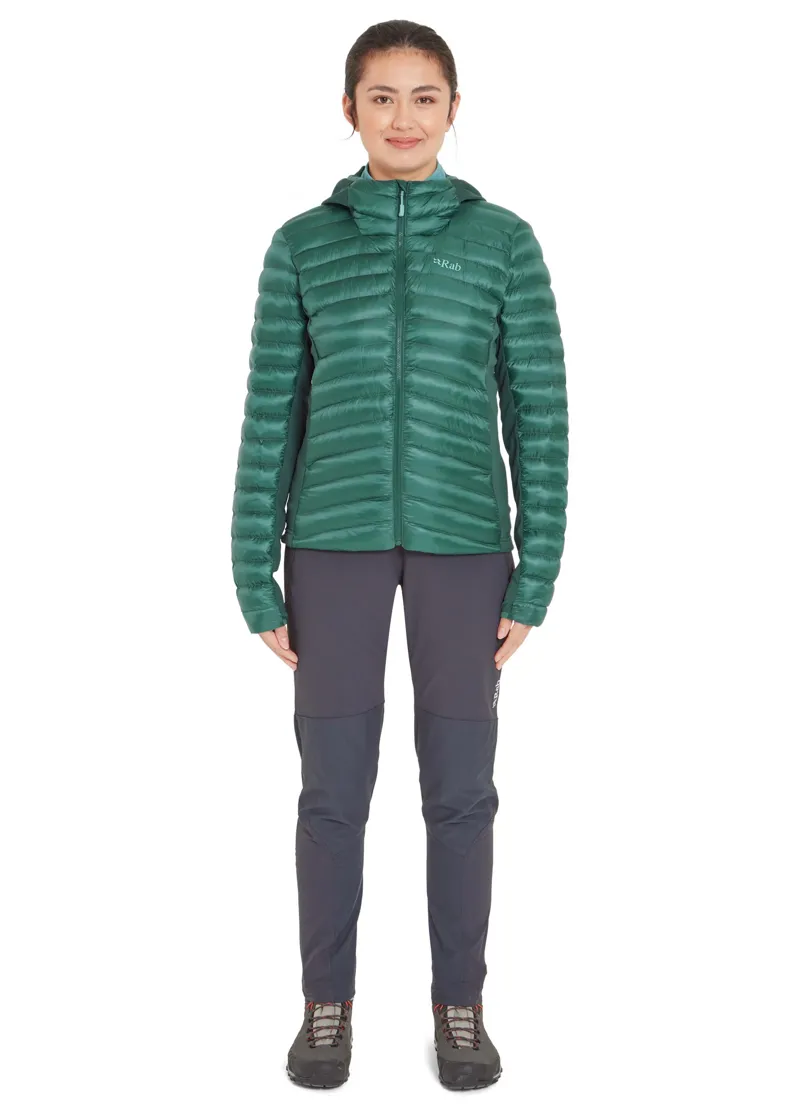 Rab Womens Cirrus Flex Hoody - Eucalyptus-Green Slate