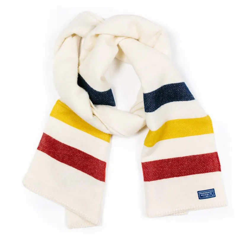 Revival Stripe Scarf in Bone Multi