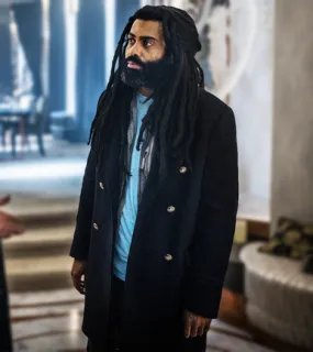 Snowpiercer 2020 Daveed Diggs Blue Trench Coat