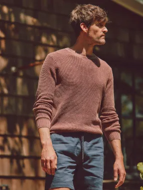 Sunwashed Crewneck Sweater (Tall) - Plum Wine