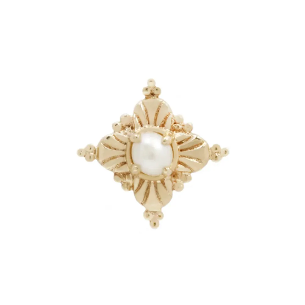threadless: Antoinette End in Gold with Pearl