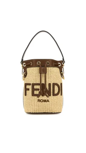 Trésor Raffia Mini Bag - Natural