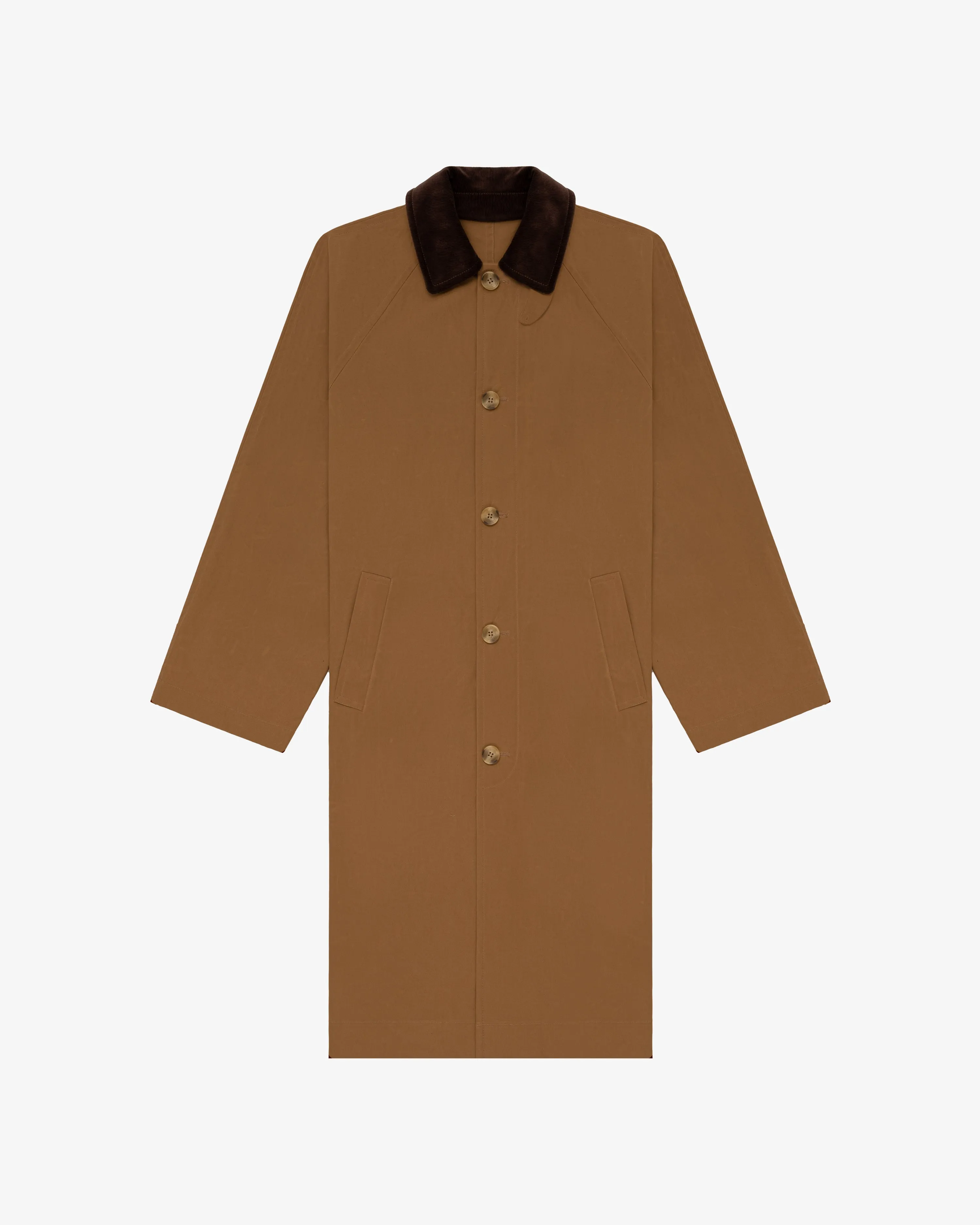 Waxed Duster Coat at AimeLeonDore.com