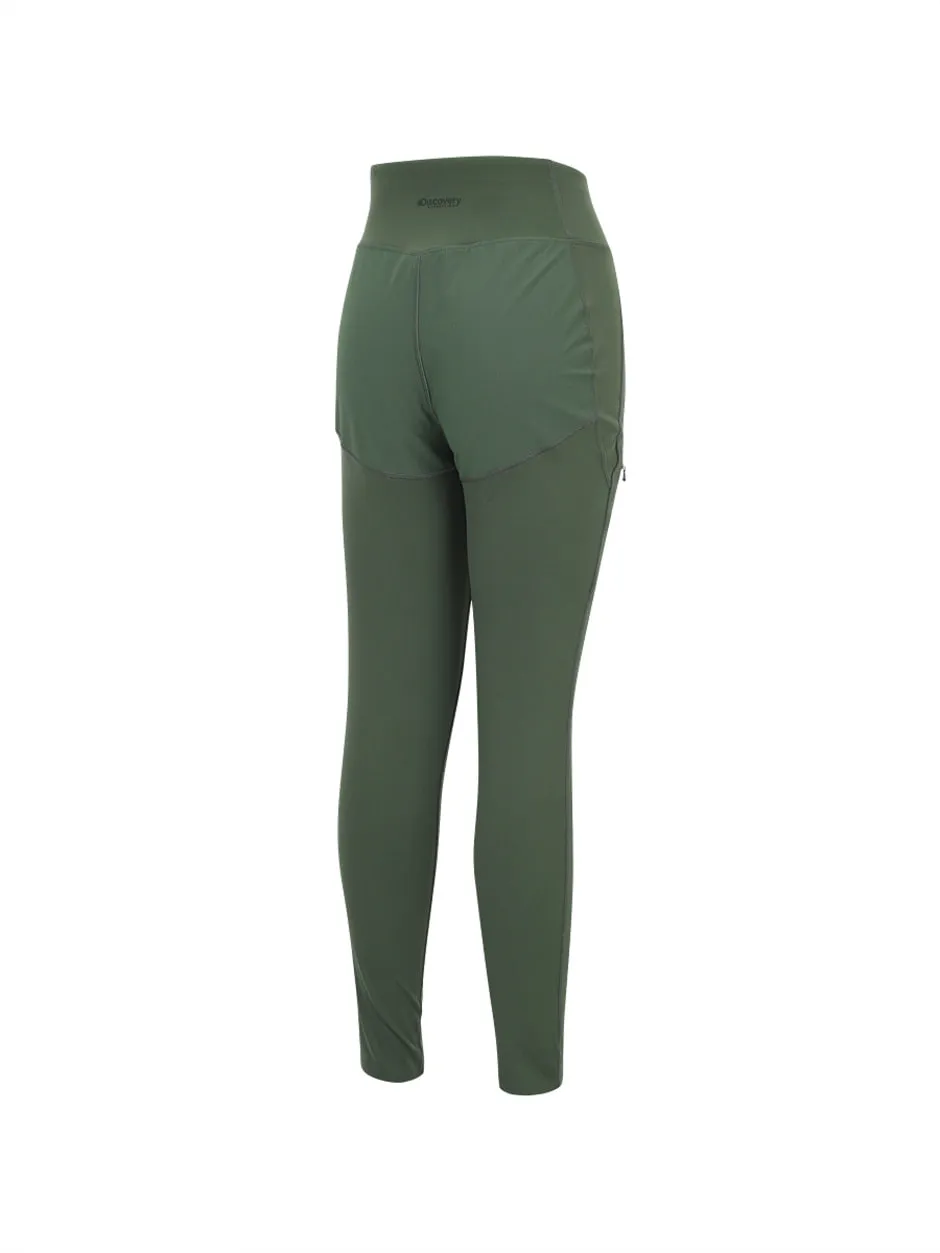 [WMS] Outdoor Brushed Leggings D.Khaki