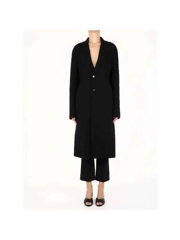 Women s Cashmere Single Coat Black