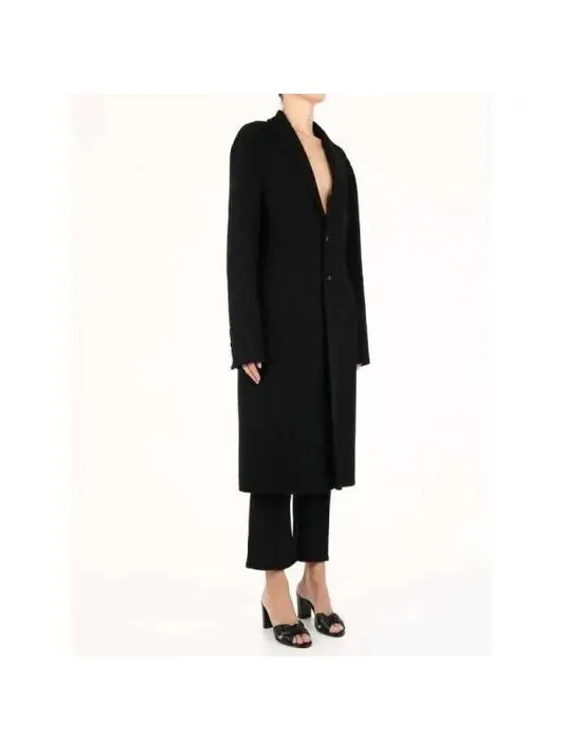 Women s Cashmere Single Coat Black