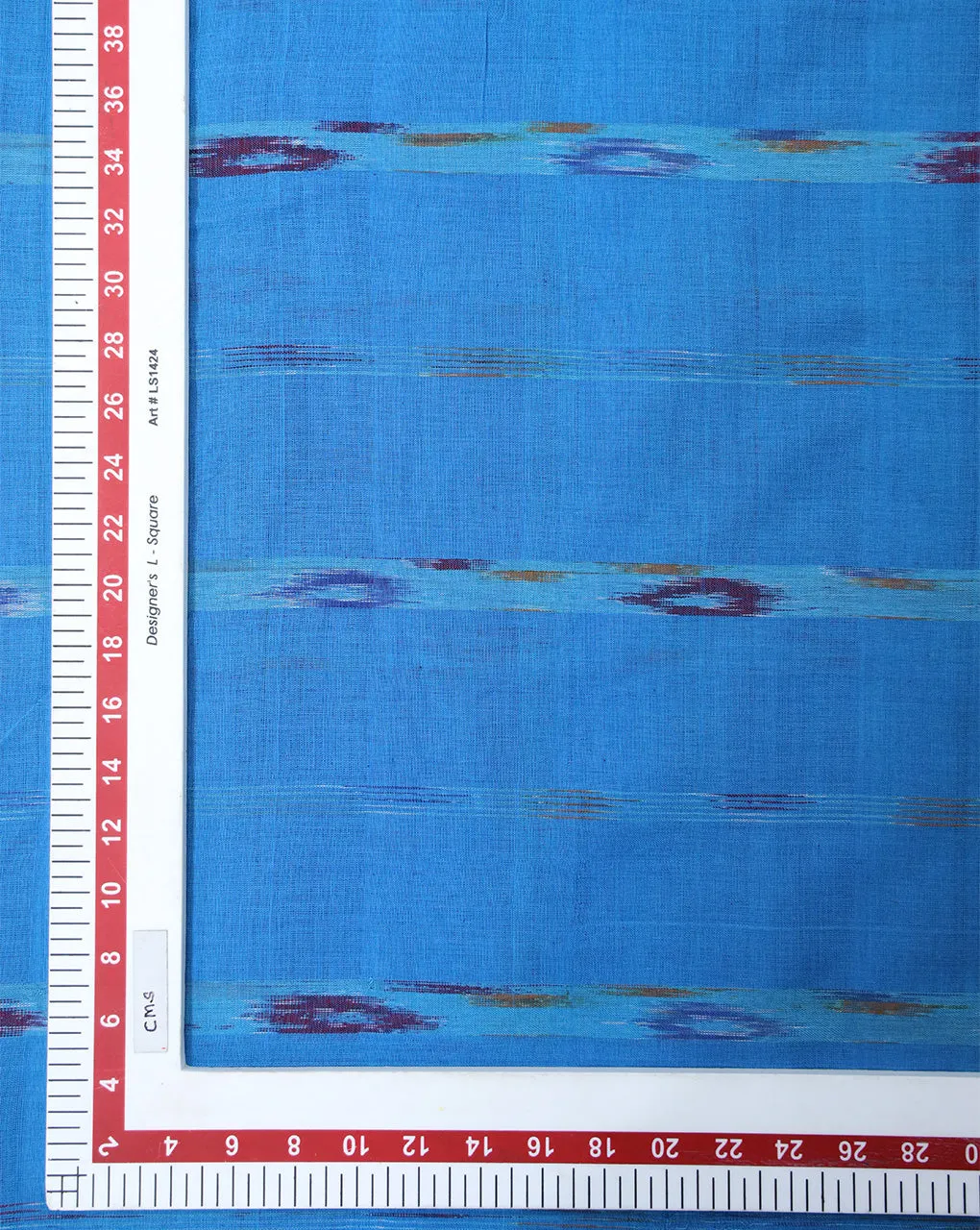 YARN DYED COTTON IKAT FABRIC